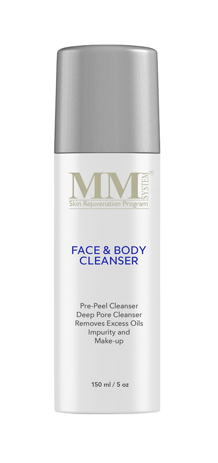 Очищающий гель для лица и тела с гликолиевой кислотой  MM Face & body cleanser 20% glycolic acid
