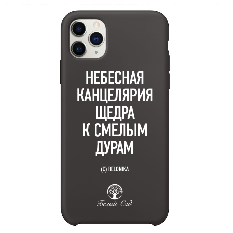 Чехол "Небесная канцелярия" для IPhone 13 Pro (черный)